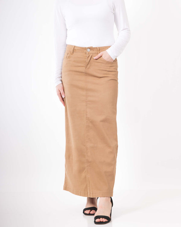 Maxi Khaki Skirt